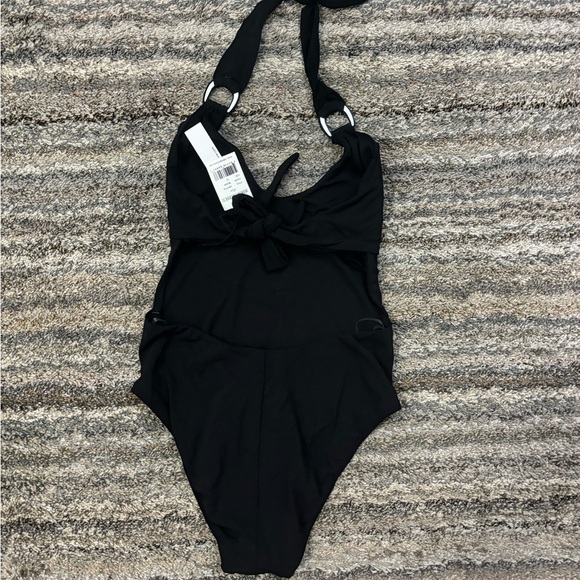 Robin Piccone Black One Piece Swimsuit Sz 12 NWT | Robin Piccone One Piece Swim - Picture 12 of 15